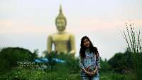 วัดม่วง-อ่างทอง-พระอุโบสถล้อมรอบด้วยกลีบบัวใหญ่ที่สุดในโลก